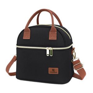 Lunch Bag Isotherme Femme Noir