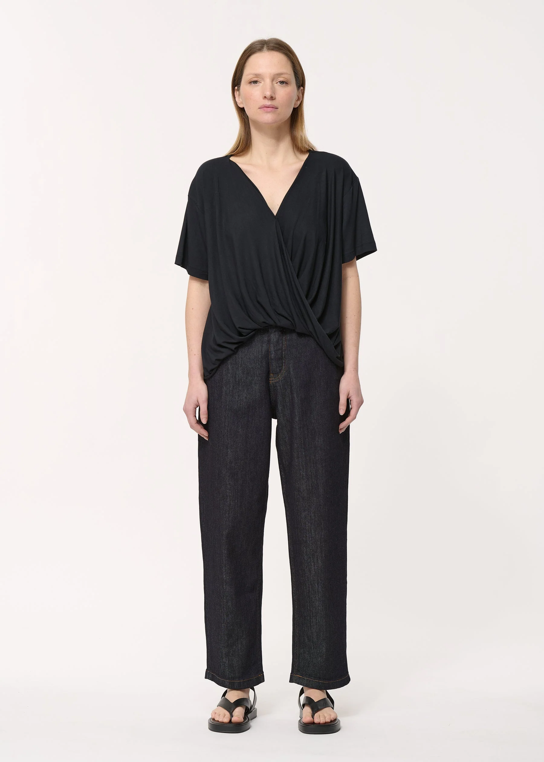 Jean mom taille haut en coton biologique – Image 7