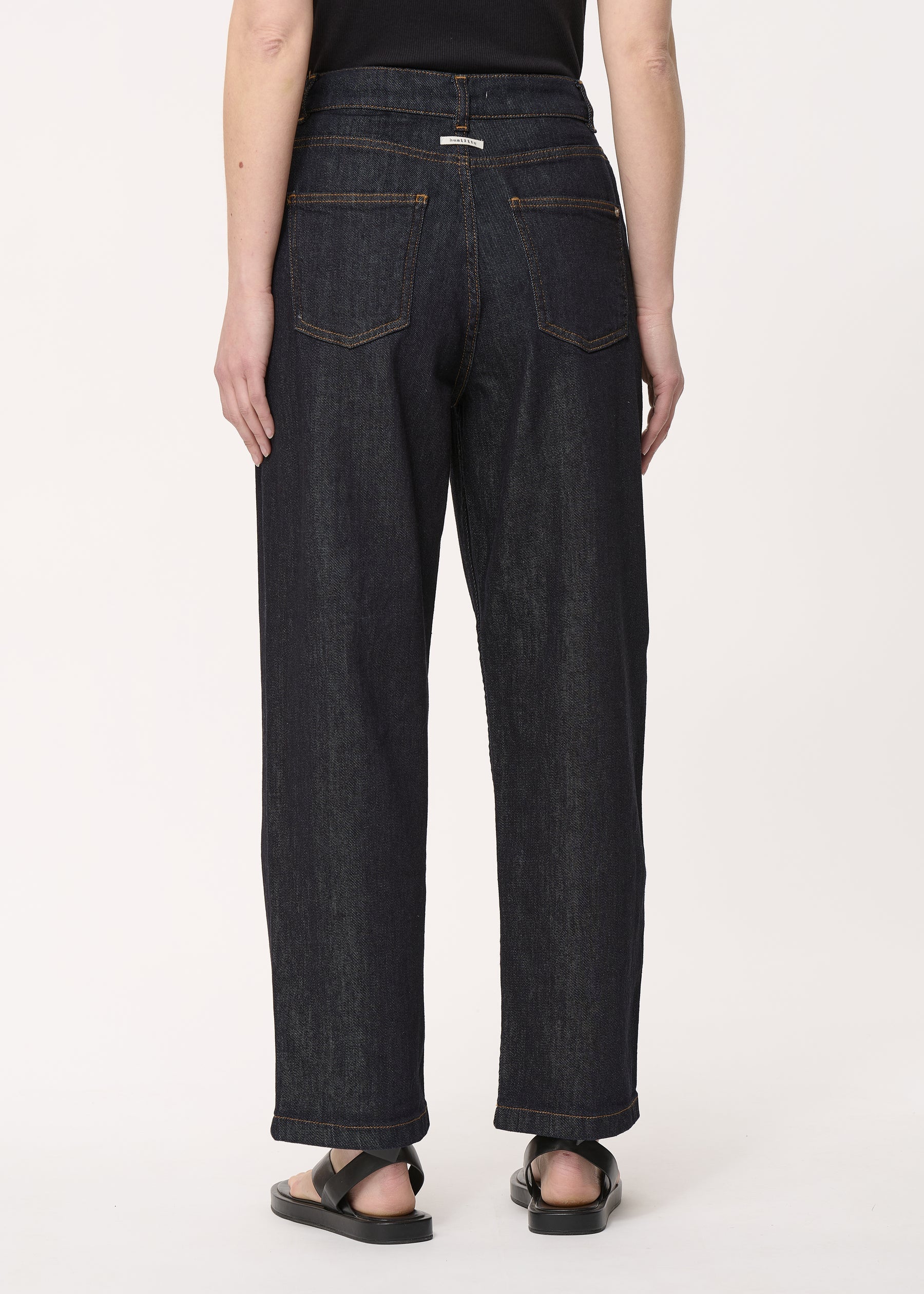 Jean mom taille haut en coton biologique – Image 3