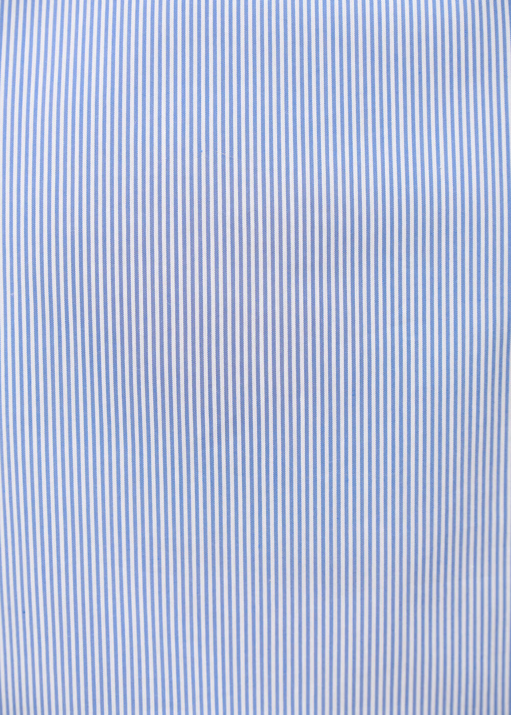 Chemise courte bleu marine en popeline rayée – Image 4