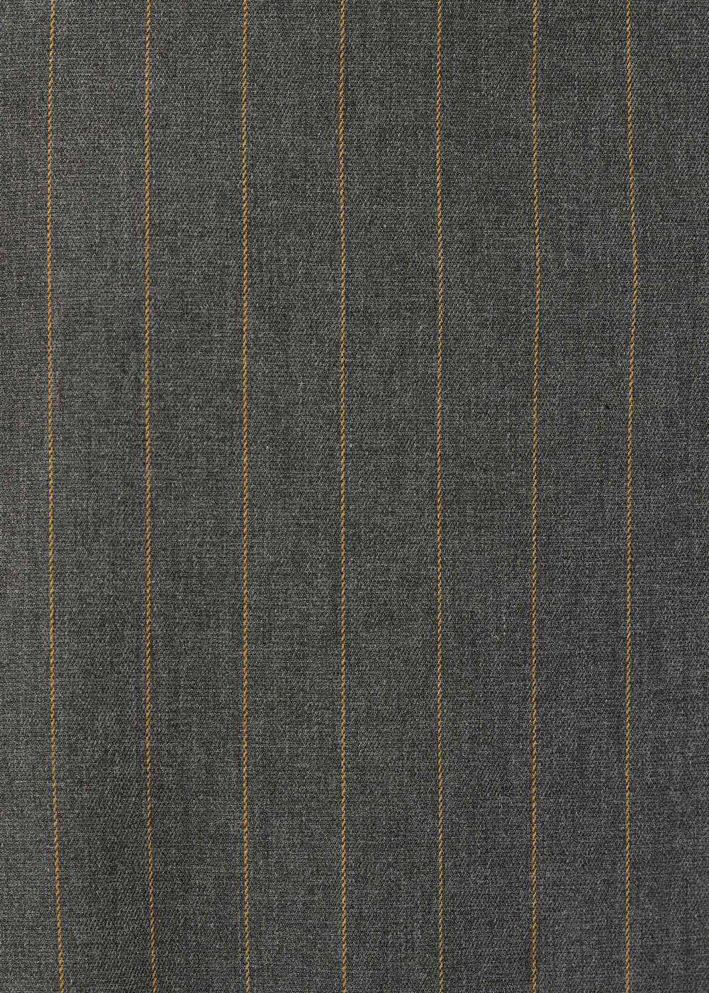 Pantalon large gris asymétrique à fines rayures – Image 4