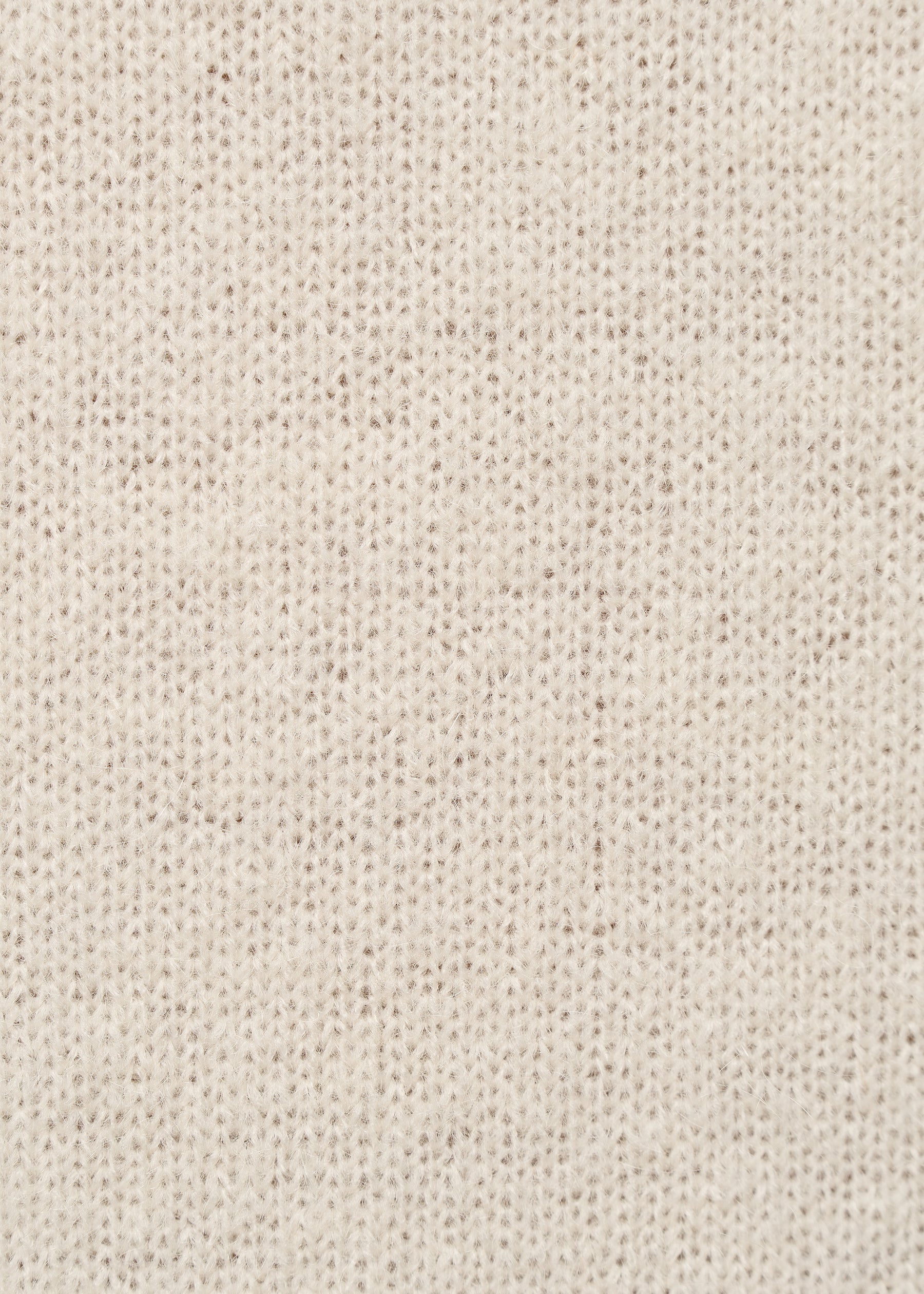 Pull blanc oversize en laine et mohair – Image 3