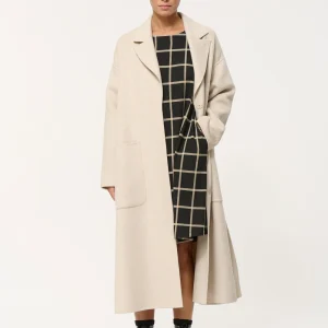 Robe courte droite noire à carreaux