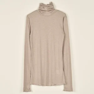 TOP COL ROULÉ CELINA BEIGE