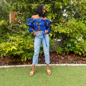 Haut wax épaule dénudée