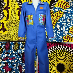 Combinaison Bleu de Travail Upcyclée