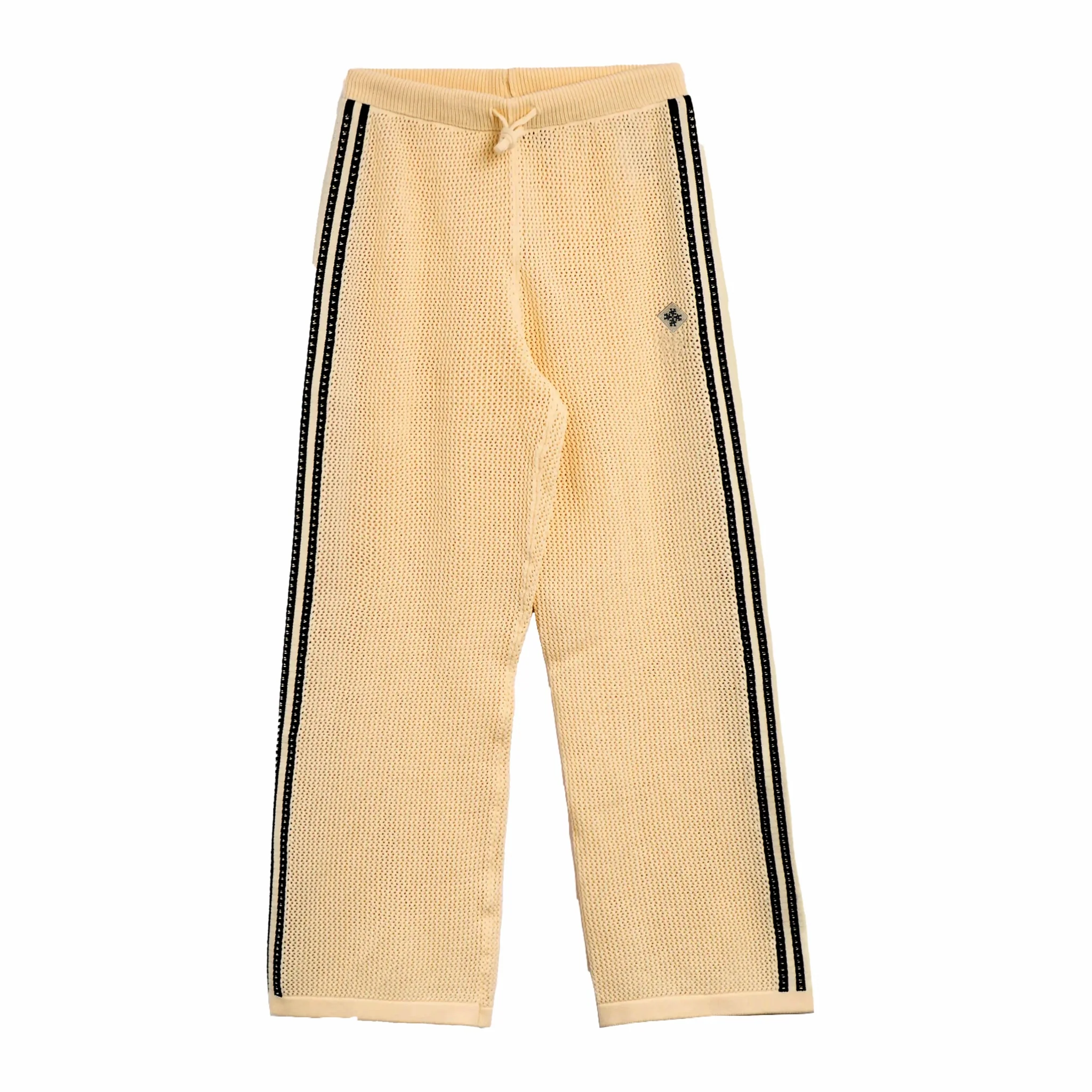 Pantalon de Survêtement Signature Beige – Détail Crochet