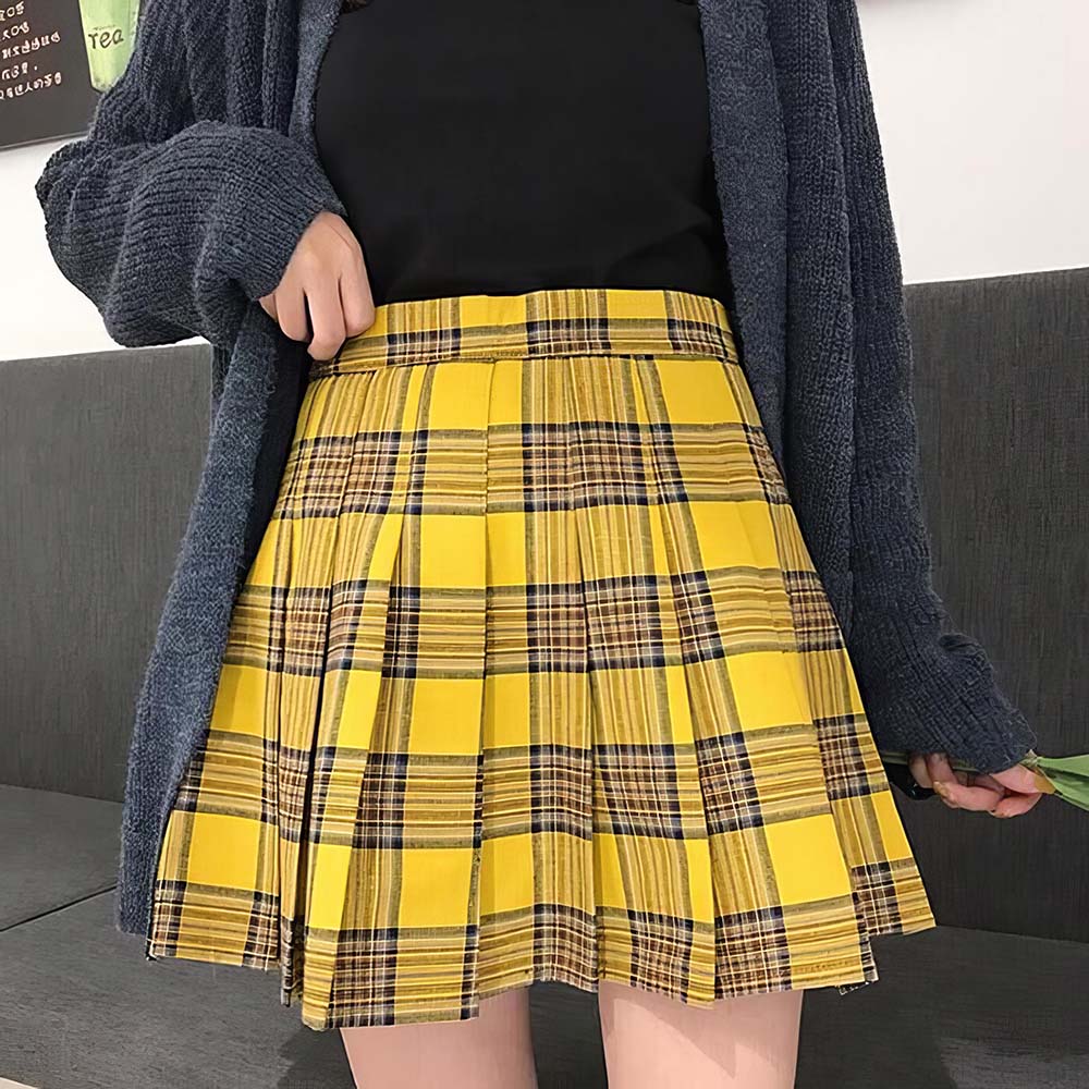 Jupe Tartan Jaune – Image 2