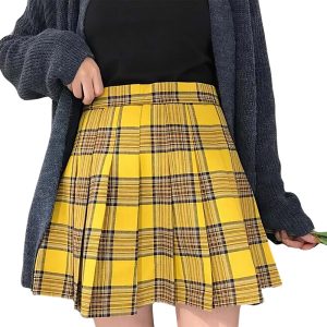 Jupe Tartan Jaune