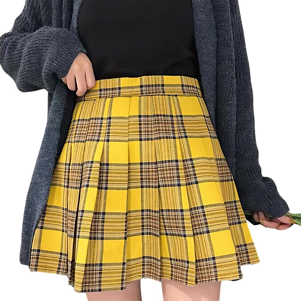 Jupe Tartan Jaune