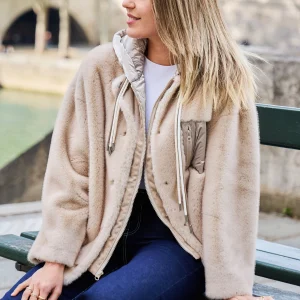 KAYRA - Veste en fausse fourrure