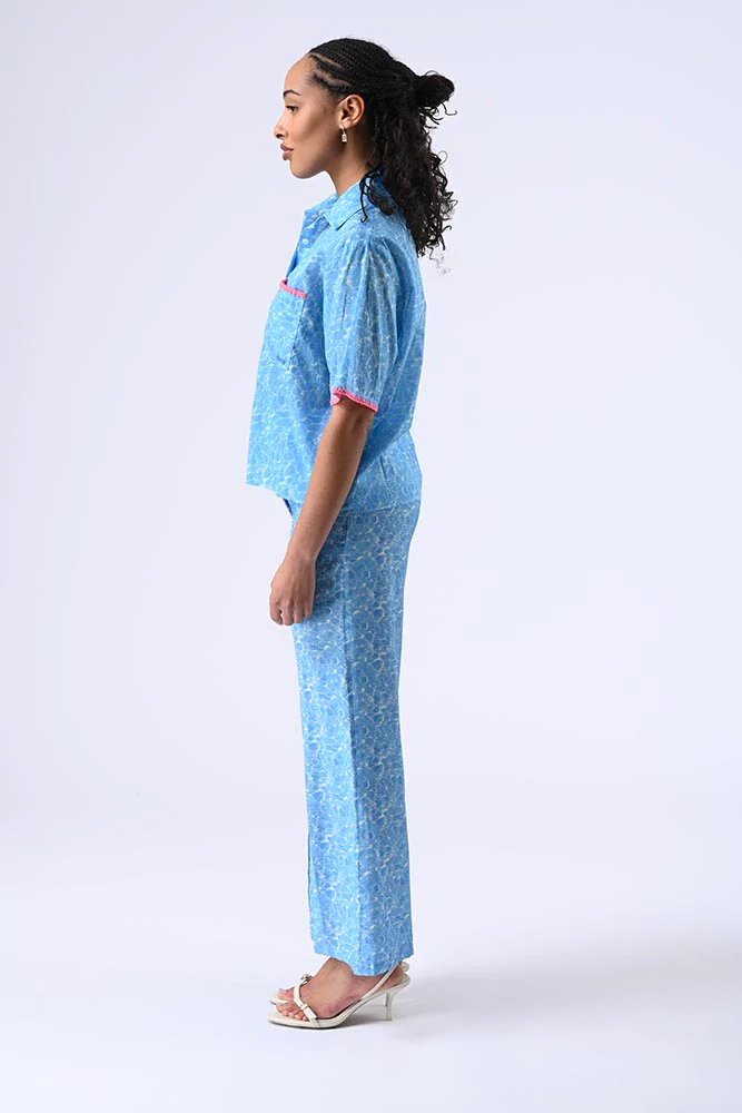 Chemise Lise bleue – Image 3