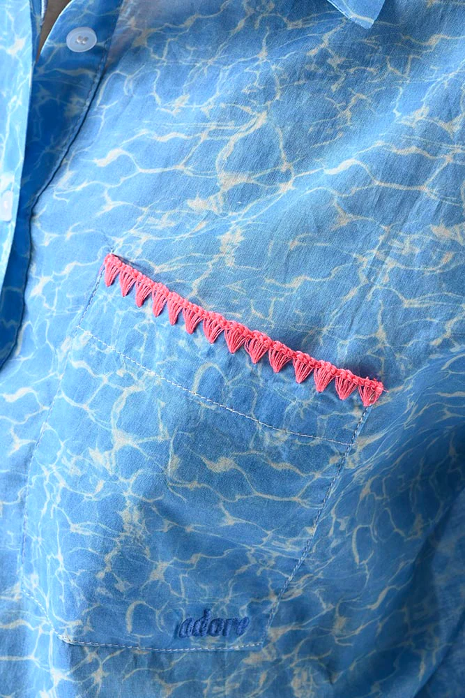 Chemise Lise bleue – Image 6