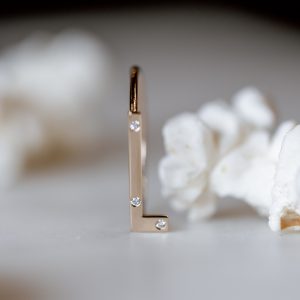 Bague Éternité – Lettre L