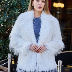 MARYAM - Manteau en fausse fourrure