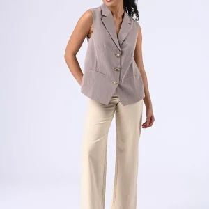 Top dos nu Milena beige