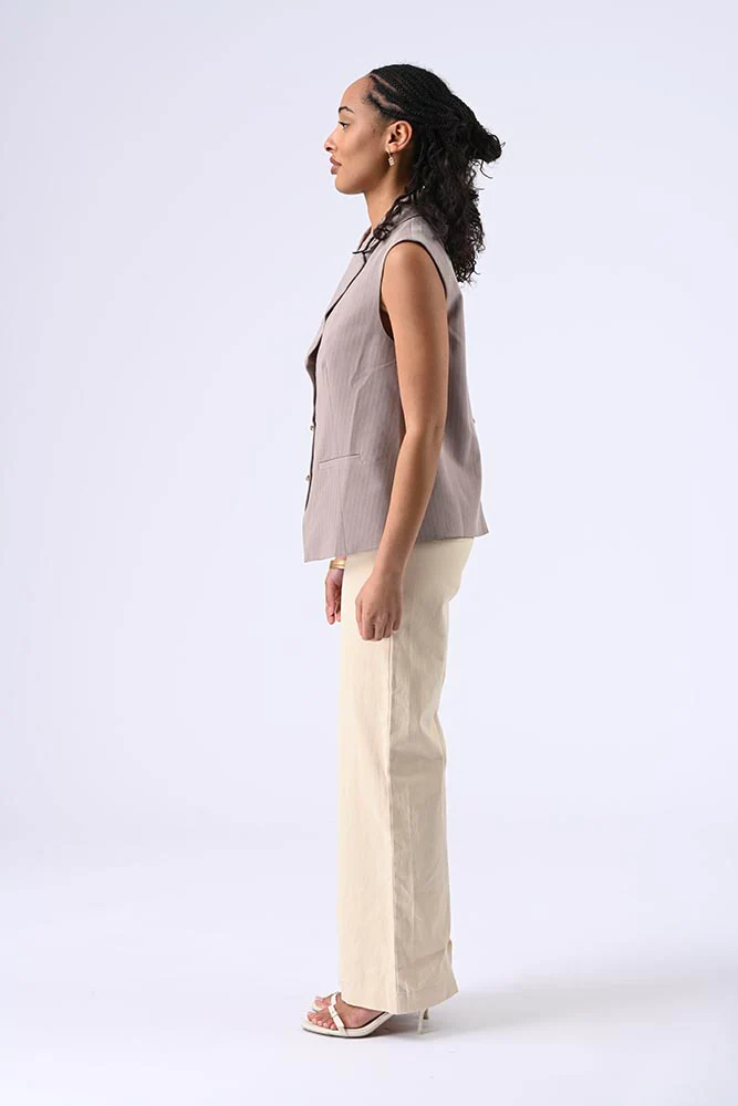 Top dos nu Milena beige – Image 3