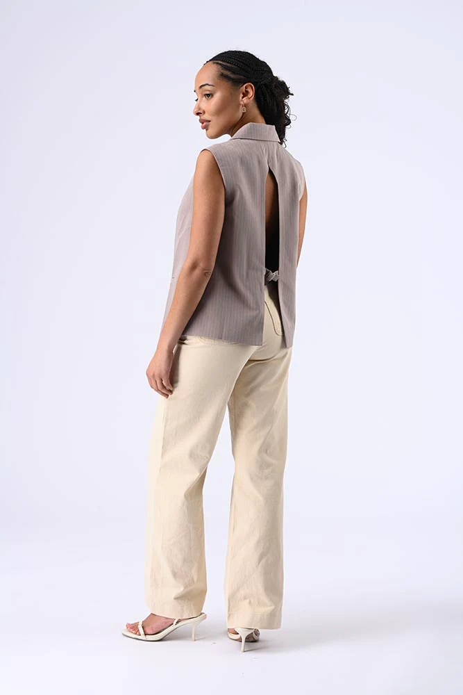 Top dos nu Milena beige – Image 5