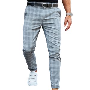 Pantalon Chino Écossais Homme