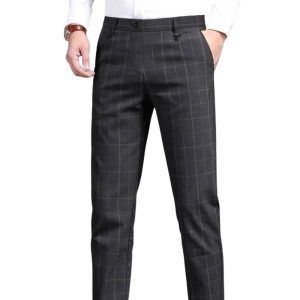 Pantalon Écossais Professionnel Homme Noir