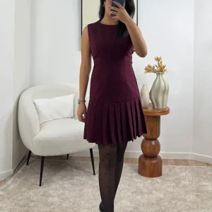 ROBE COURTE BERDUNDY