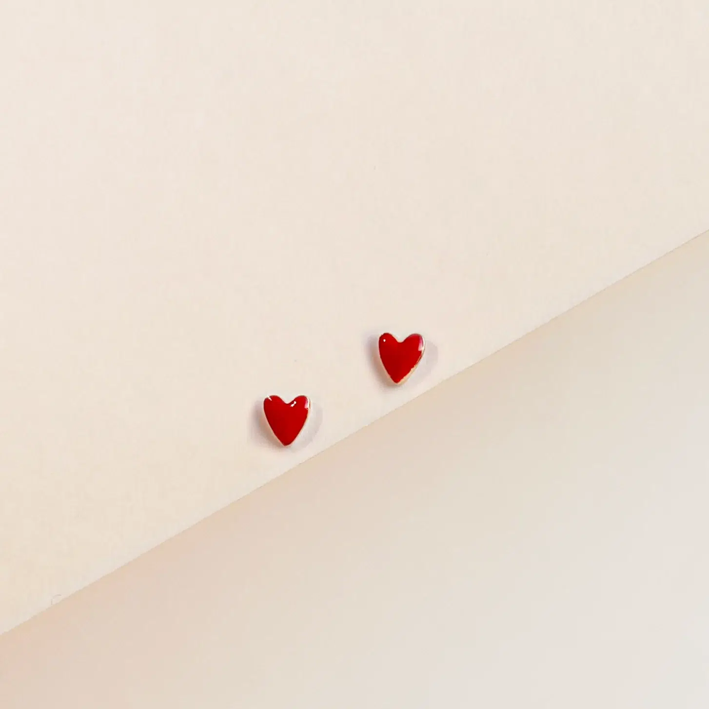 Puces coeurs Mims – Rouge | Grizzly Chéri – Image 2