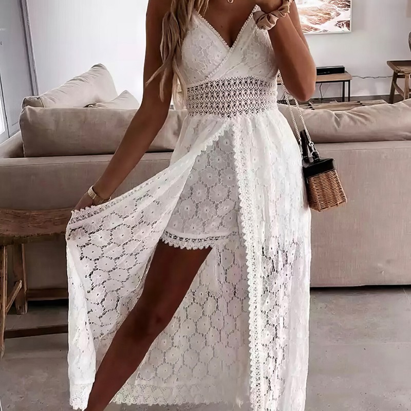 Robe Blanche Fluide Bohème – Serenity – Image 4