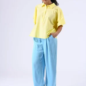 Chemise loose Salomé jaune