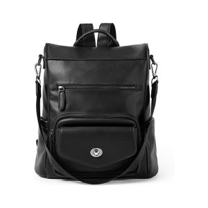 Sac à dos Femme Antivol Vintage Noir – CAYETANA