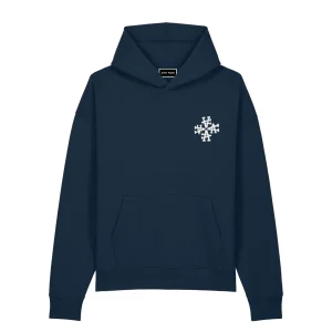 Sweat à Capuche Signature navy oversize