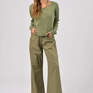 Pantalon Terry Sauge