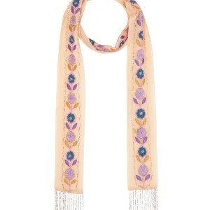 Écharpe brodée à la main Zeniba - CABANA & ANTIK BATIK