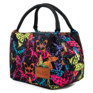 Petit Lunch Bag Femme Papillons