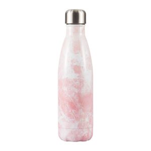 Bouteille Isotherme Marbre Rose