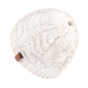 Bonnet Ponytail Tricot – Blanc