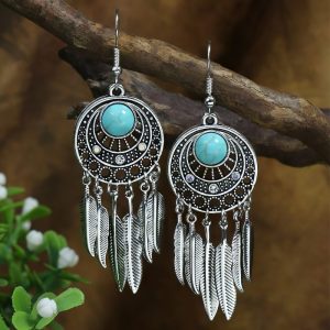Boucles d’oreilles Bohème – Plumes de Rêverie Nomade