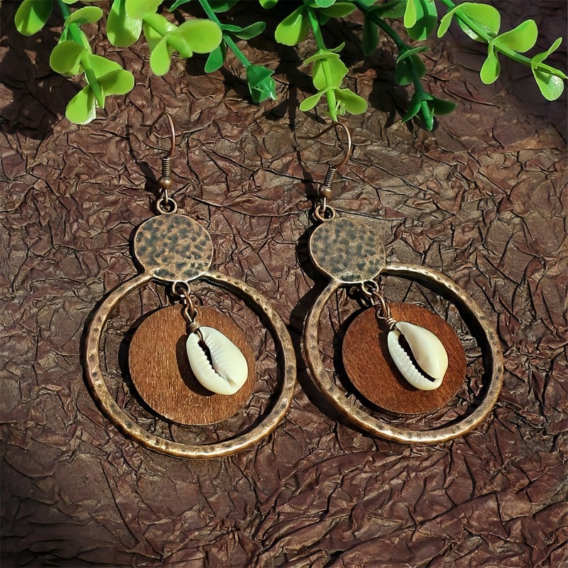 Boucles d’oreilles Bohème – Aura d’Aventurine