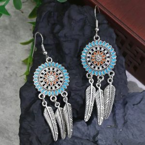 Boucles d’oreilles Bohème – Rêverie en Turquoise