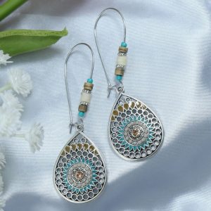 Boucles d’oreilles Bohème – Goutte de Rosée