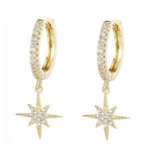 Boucles d&rsquo;Oreilles Etoile