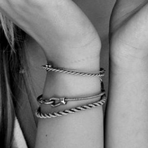 Bracelet Corde de guitare Twist