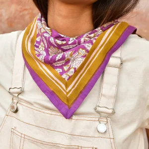 Petit foulard CARTHAGE Violet