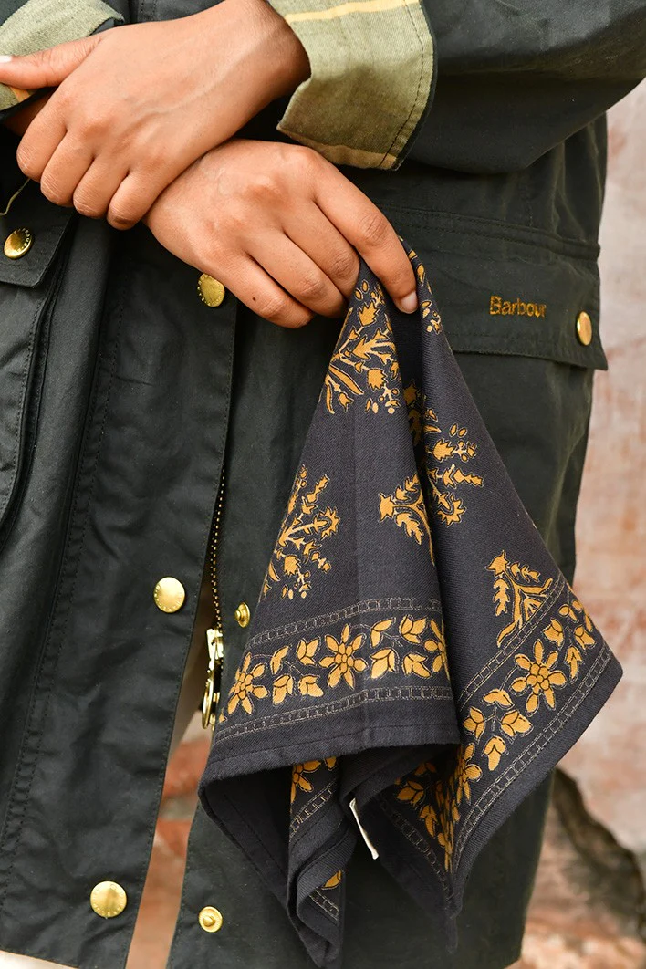 Petit foulard GALATIE Nuit – Image 2