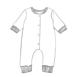 Combi Camille (longueur au choix)Confection à la commandeTissu au choix