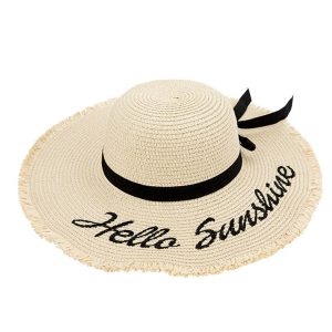 Capeline Paille Hello Sunshine