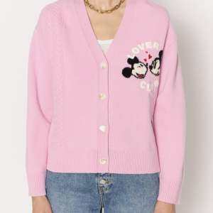 Cardigan laine My Lover avec broderie Mickey | Bérénice