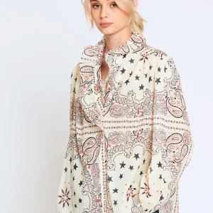 Chemise Alya Bandana Bleue Marine