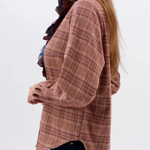 Chemise Alya Carreaux Rouge