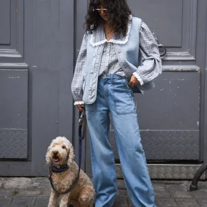 Chemise Caleb À Carreaux Bleue