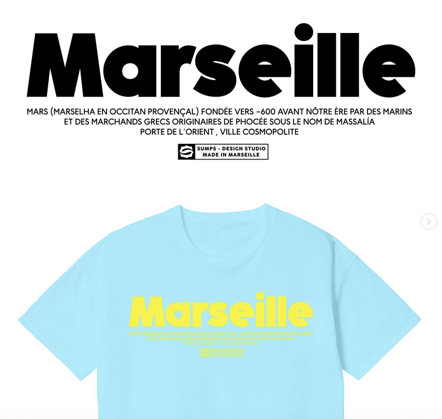 Tee-shirt Sumps Marseille – Image 3